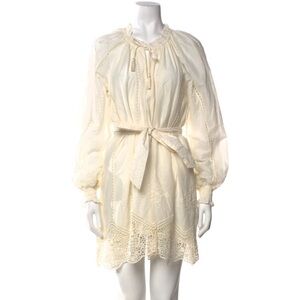 Cleobella Tie Neck Mini Dress